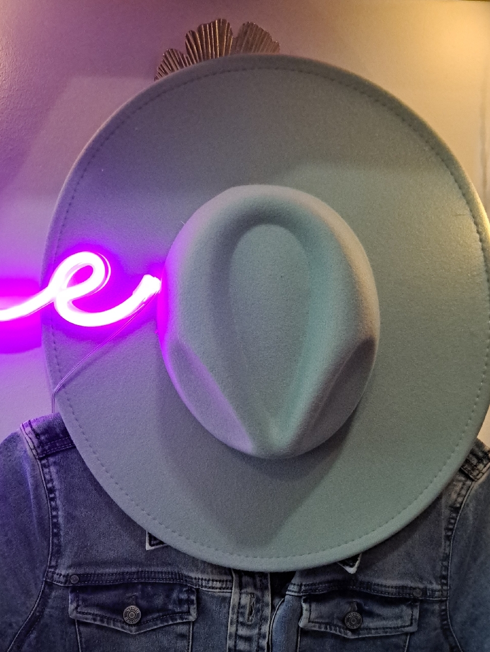 NWOT Light Blue Ranch Hat (Large)